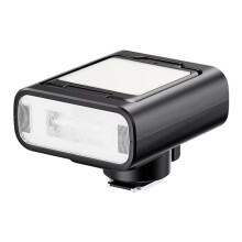 FT16 TTL-Cameraflitser met LED-Lamp GN16, Snelle Synchronisatie, TTL-Flitser met Flitsschoenbevestiging en Onafhankelijke Kantelbare LED-Videolamp A