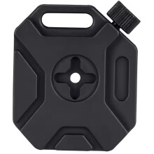 Simulated Metal Fuel Tank Oil Drum Accessories 1/10 Rc Crawler Car for SCX10 TRX4 RC4WD D90 YIKONG MST Black