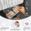Press  Nail Organizer, 12pcs Clear Storage Box with Double-Sided Tapes for Nail Art Display Classification Organizer 2