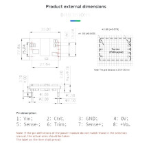 50W Converter - Isolated Power Supply Module 48V(36-75V) to 12V 4170mA High Conversion Efficiency