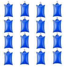 16 Pack Pool Cover Weights with Hooks , Hanging Bags for Pool Cover, for Above Ground Pool Cover Antifreezing Winter