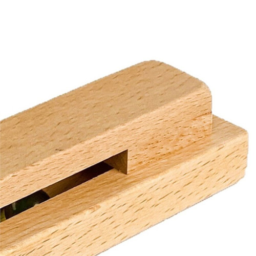 2pcs Solid Wood Towel Rack Hook - No-Drill, Adhesive Bathroom Organizer for Towels, Robes 1