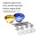 4pc Aluminum Universal Push Button Quick Release Car Front Bumper Hood Pin Engine Bonnet Lock for Racing 32mm 6