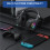 Cuffie da Gioco Cablate con Microfono A Cancellazione di Rumore per PS4, per PS5, per  e Smartphone, Suono Surround, Luce RGB, Cuffie 3