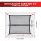 Pickup Bed Cargo Net Set Heavy-Duty Stretchable Elastic Net with 8 Hooks for Trucks & SUVs 7