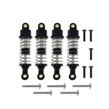 RC Car Upgrade Adjustable Hydraulic Kit for MJX 1/18 H18P RC Car Accessories Black