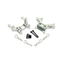 RC Car Upgrade Front and Rear Suspension Mounts Kit for MJX 1/16 1/16 16212 16209 16210 RC Car Accessories Silver