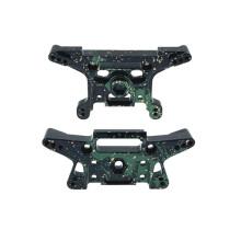 RC Car Upgrade Front and Rear Mounts Kit for MJX 1/10 10210 10208 V2 Version RC Car Accessories Green