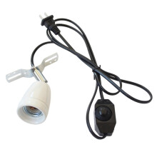Reptile Heat Lamp Holder Ceramic Clamp Base 360 Rotating Adjustable Light Stand for Amphibian Terrarium Heating Bulbs