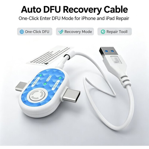 DFU Cable Auto DFU Mode for Phone No Button No Disassembly Deep Flashing Engineering Cable System Recovery Repair Tool 2