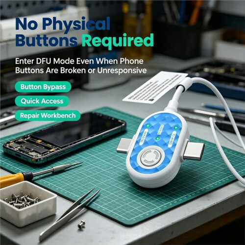 DFU Cable Auto DFU Mode for Phone No Button No Disassembly Deep Flashing Engineering Cable System Recovery Repair Tool 2