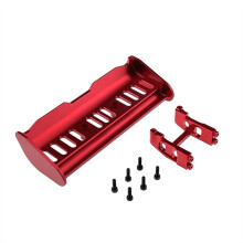 RC-Car-Upgrade-Heckflügel-Halterungssatz für Mjx 1/16 16213 16207 RC-Car-Upgrade-Zubehör Rot