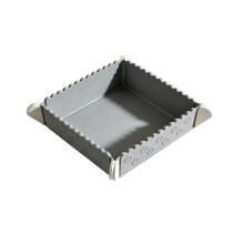 Opvouwbare Siliconenmat met Magnetische Functie, Hittebestendige Onderzetter, Antislipmat en Draagbare Snijplank, Grijs
