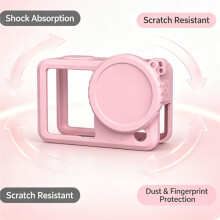 Protective Case for Osmo Action 6,Silicone Case Lens Cover for Osmo Action 6,with Lanyard