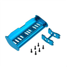 Kit de Support D'Aileron Arrière pour Voiture RC pour Mjx 1/16 16213 16207 - Accessoires de Mise à Niveau - Bleu