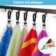 10er-Pack Handtuchclips Aus Metall, Multifunktionaler Halter für Badezimmer, Küchen und Kleiderschränke