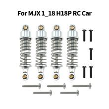 RC Car Upgrade Adjustable Hydraulic Kit for MJX 1/18 H18P RC Car Accessories Silver