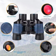 Adult Night Vision Binoculars 60x60 10000M Professional Waterproof High-Power Optical Binoculars
