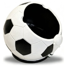 Aufbewahrungsornament in Fußballform Aus Kunstharz, Dekorativer Aschenbecher für Den Schreibtisch, Ideal Als Geschenkidee