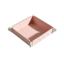 Opvouwbare Siliconenmat met Magneet, Hittebestendige Onderzetter, Antislipmat en Draagbare Snijplank, Roze