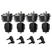 Hotendkit voor Flashforge C5/C5 Pro Extruder Vervangingseenheid met Siliconen Reinigingsborstel 3D-Printeenheid