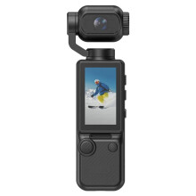 Portable HD 4K Action Camera Manual 90 180 Degree Rotation Video Recording Record Life Handheld Action Camera Black