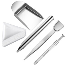 Ensemble de 14 Pièces Comprenant une Pelle à Perles, des Plateaux Triangulaires et un Trieur de Strass pour la Création de Bijoux et D'Objets
