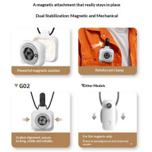 Detachable Digital Camera 13MP 18X 2.7 in Flip Screen Autofocus Vlogging Camera Wearable Sports Thumb Camera Kit B