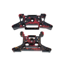 RC Car Upgrade Front and Rear Mounts Kit for MJX 1/10 10210 10208 V2 Version RC Car Accessories Red