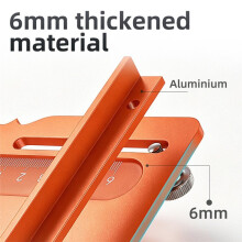 Woodworking Slotting Tool Efficient and Professional Slotting Base Plate Slotting Auxiliary Tool Scale with Side Rails
