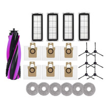 For JONR P20 PRO / JONR T5 Pro Vacuum Cleaner Main Brush Side Brush Filter Mop Cloth Dust Bag Replacement Part
