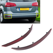 Rear Bumper Reflector Taillight Brake Warning Lamp Lens 7N0945105B 7N0945106B for Sharan for Alhambra