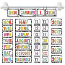 Magnetische Flipkalender voor Klaslokaal, Decoratieset voor Prikbord, Jaarkaarten 2026-2030, voor Klaslokaal, Whiteboard