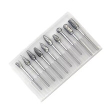 10Pcs Rotary File Set 3x6mm Double Cut Grinding Heads for Engraving & Polishing Tool Kit