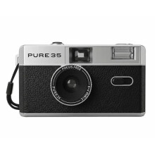 PURE35 Filmkamera, Retro-Film, Nicht-Einweg, mit Blitzgerät, Manuell Austauschbarer, Wiederverwendbarer Film