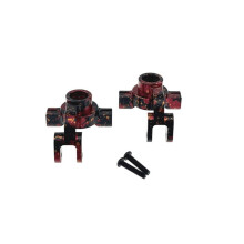 RC Car Upgrade Front Steering Cup Kit for MJX 1/10 10210 10208 V2 Version RC Car Accessories Red