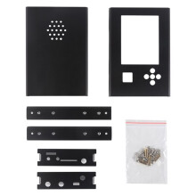Carcasa de Metal Negro, Carcasa de Aluminio para PortaPack H2, Kit de Carcasa de Cubierta para Radio SDR para HackRF One DIY