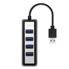 Nieuwe 5 Gbps 4-Poorts USB-Hub USB 3.0-Splitter Plug-And--Adapter voor Laptop, Pc, Tv, Toetsenbord, Muis en USB-Flashdrive