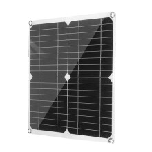 20-W-Solarpanel, 12-V-Solarzelle mit 80-A-Laderegler, Solarladung für Handy, Wohnmobil, Auto, Outdoor-Batterieversorgung