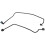 LR006165 LR019341 2PCS Hose Set Engine to Expansion Tank Overflow for  LR2 1