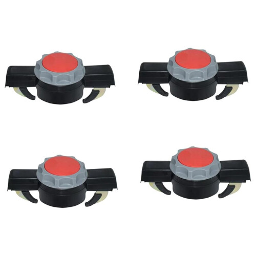Kit com 4 Presilhas Ajustáveis e Rápidas para Trava de Bagageiro de Teto de Carro