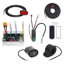 Kit Controlador para Scooter Elétrica 36V 500W (Inclui Luzes Dianteiras e Traseiras, Indicadores de Direção e Cabos de Comunicação)