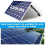 Justerbara Solpaneler för Lutning, Solpanel i Aluminiumlegering för Plan Yta, Husbil, Båt, Off-Grid (Endast Montering) 4