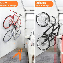 1 Set Bike Pedal Hanger Wall Mount Heavy Duty Horizontal Bike Rack Wall Bike Display Stand for Home Holds  to 70 Lbs