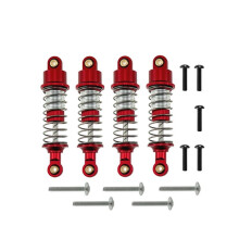 RC Car Upgrade Adjustable Hydraulic  Kit for MJX 1/18 H18P RC Car Accessories Red