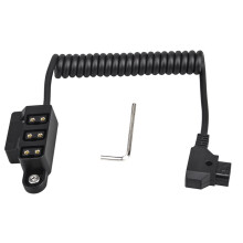 Dummy-Batterij D-Tap Splitterkabel, Draaibare Camera-Voeding Conversielijn voor V-Mount V-Type Batterij Powerbank