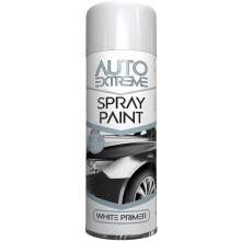 RAPIDE Auto Extreme AX All Purpose Spray Paint Aerosol Matt White Primer 250ml