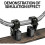 1 Par de Elevadores de Altura de 2 Polegadas para Guidão Pivotante para Guidão de 7/8'' e 1-1/8'' - Compatível com Abraçadeira de Mesa de 7/8'' 5