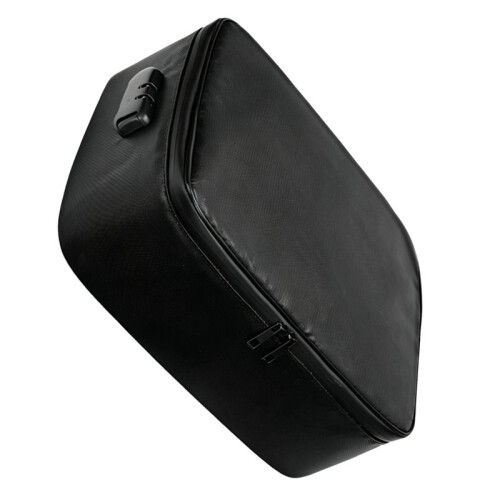 Fireproof Document Bag with Lock - Secure, Waterproof, Flame Retardant Pouch for Valuables, Passports,Certificates 1