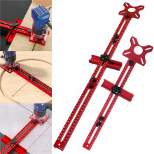 Guida Multifunzione 4 In 1 per Fresatrice, Staffa per Scanalature, Taglio Circolare e Ferramenta per Mobili.